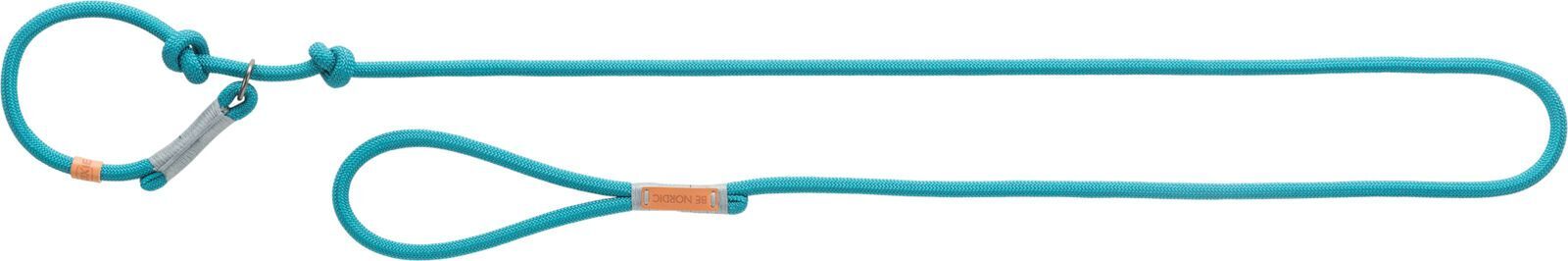 TRIXIE BE NORDIC Retrieverleine, S–M: 1,70 m / Ø 8 mm, petrol / hellgrau