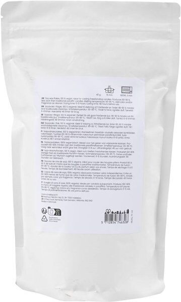 No-Name Soyavoks Til Lysstøbning, Fritstående Lys, 500 G