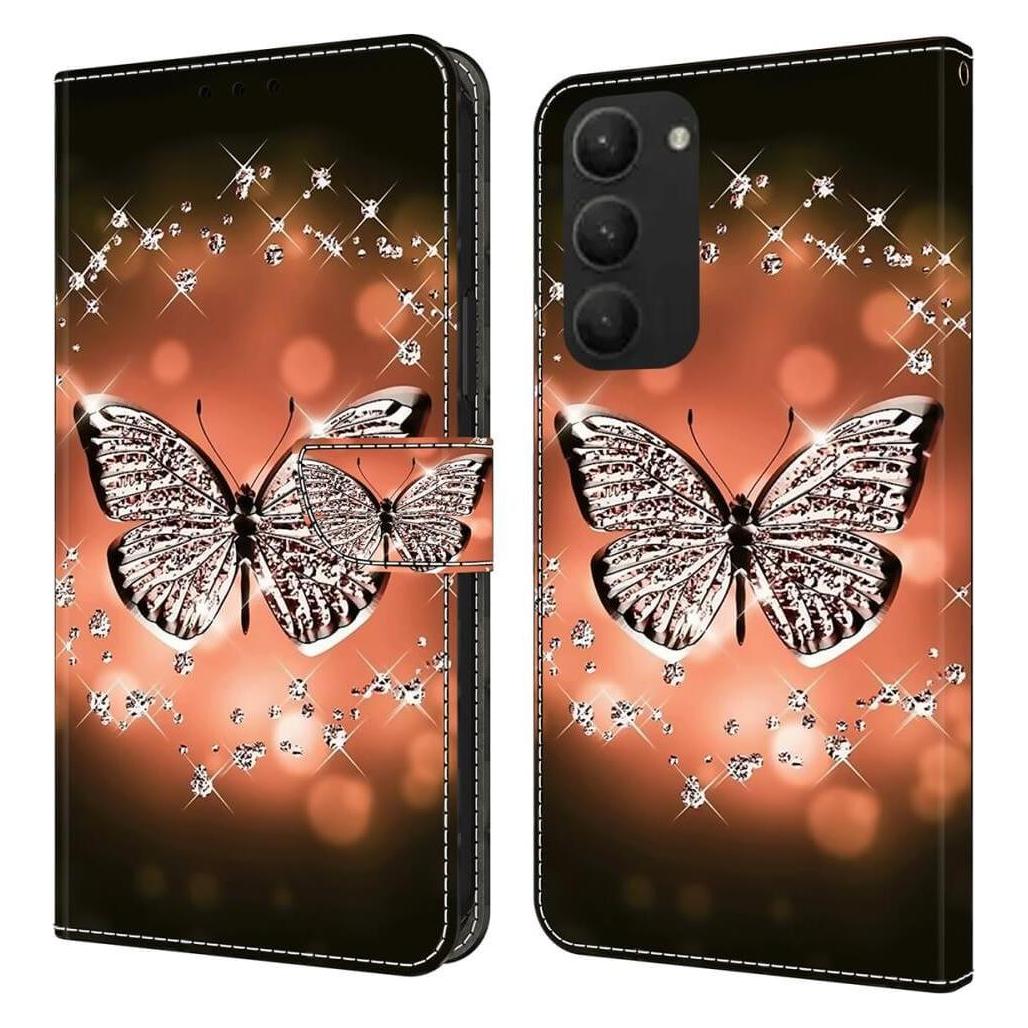 Cover-Discount 3D-Effekt Hülle Etui Crystal Butterfly (Samsung Galaxy S24+) (660171386D)