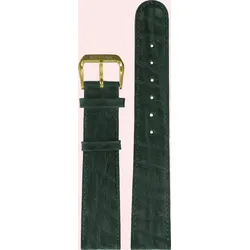 Certina - Leder Basic Ii Lederband Gruen 18/16mm C600011778 - genarbt,grün,kalb