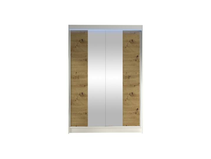 SCHWEBETÜRENSCHRANK Lino II mit RGB LED Beleuchtung