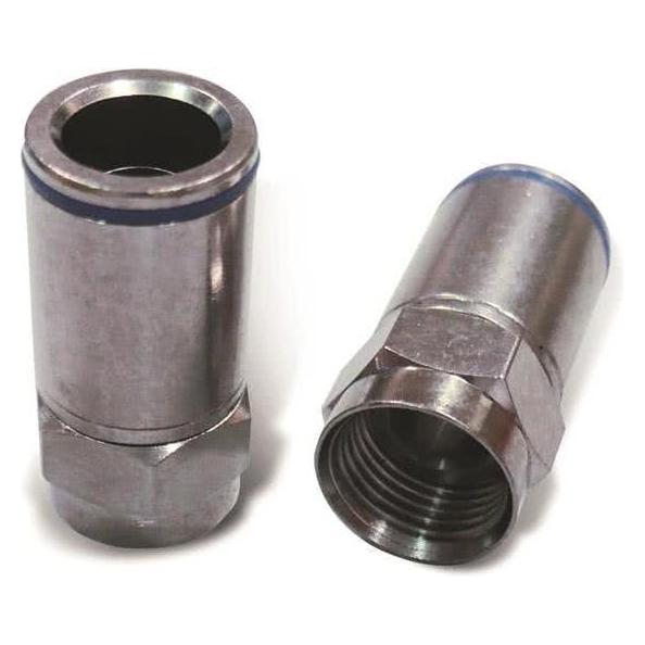 Italiana Conduttori Kompressionsstecker 7mm FCPO5.1C Self-Install, 2-fach Abschirmung (Antennenkabel) (FCPO5.1C)