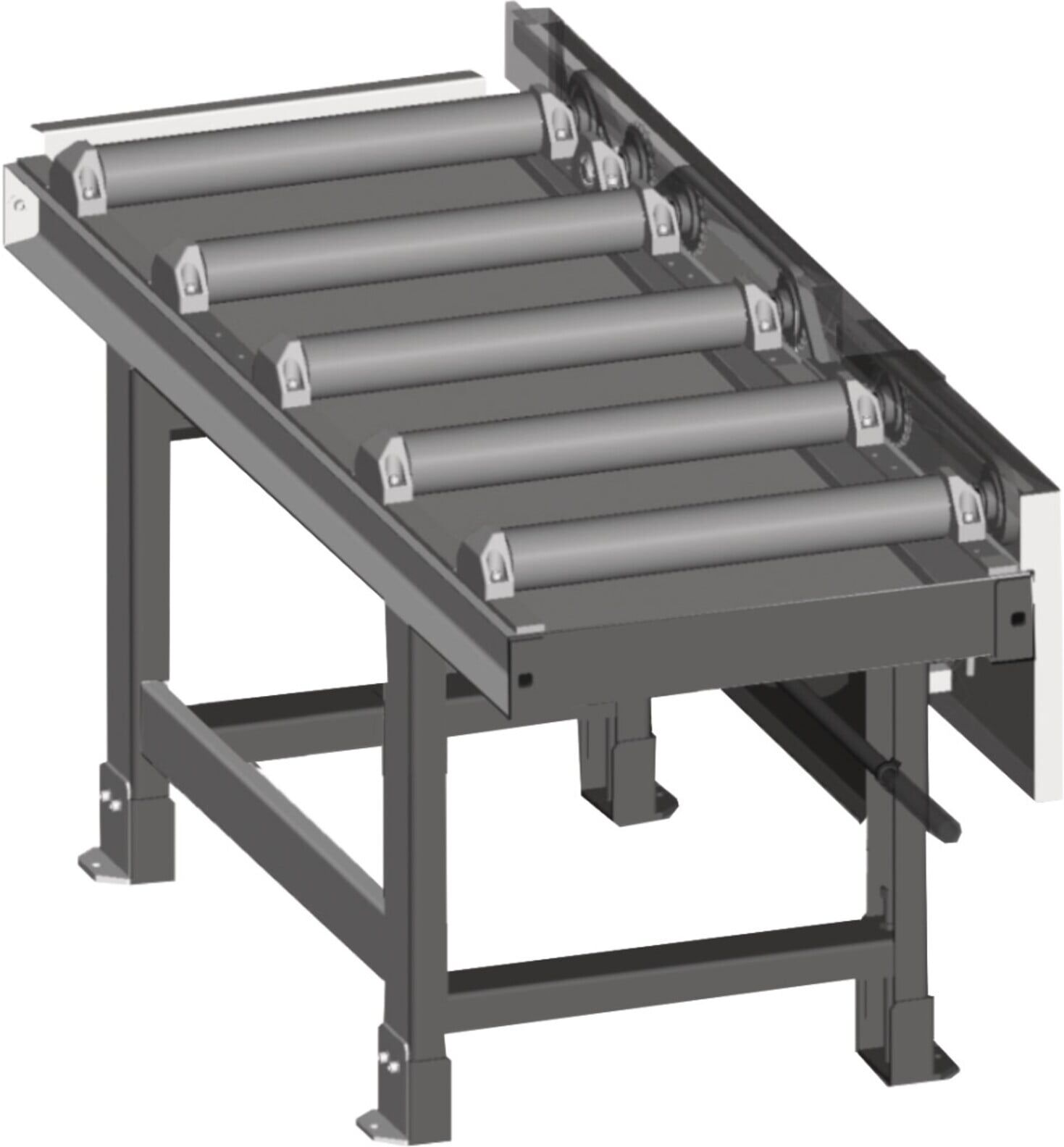 metallkraft Rollenbahn 2000 x 520 mm motorisch (3649322)