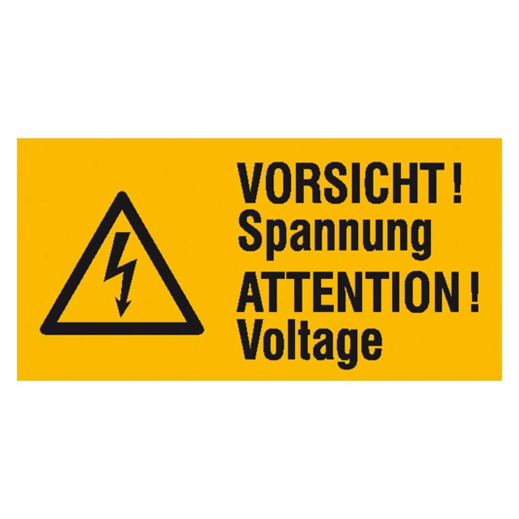 Wolk Warn-Kombischild Achtung Folie selbstklebend B x H 52 mm 26 ISO (30.0592)