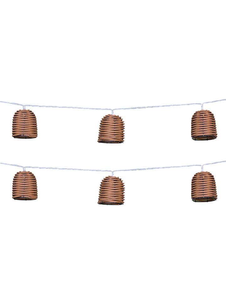 lumisky LED-Solar-Lichtergirlande "Formentera" in Hellbraun - (L)800 cm - onesize