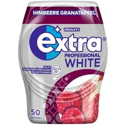 Extra® Kaugummis PROFESSIONAL WHITE Himbeere Granatapfel