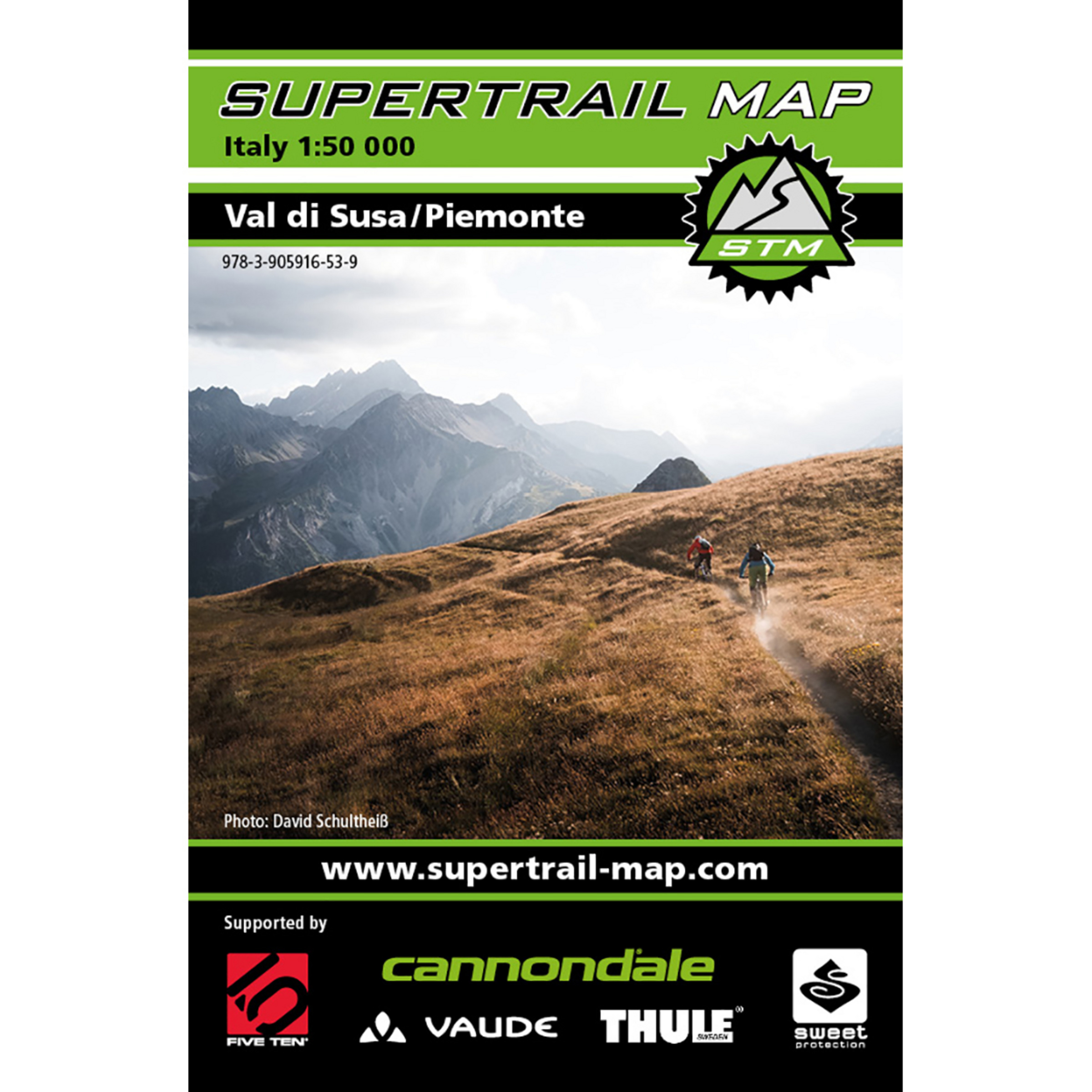 Supertrail Map Val Di Susa/Piemonte - MTB Topografische Karten