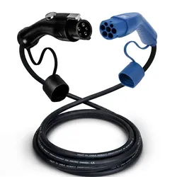Voldt® Typ 1 - Typ 2 | 1 Phase | 32a | 7,4kW Ladekabel | 2 Meter