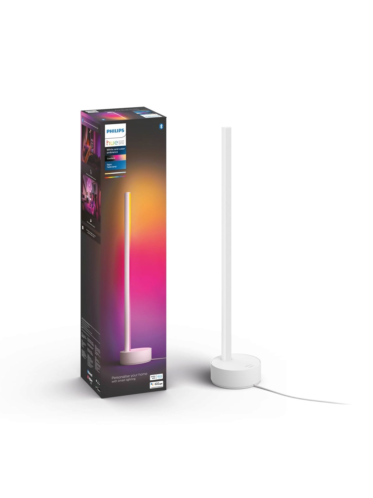 Philips Hue Gradient Signe Multicolor Table Lamp - White