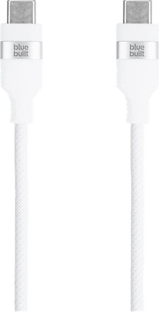 BlueBuilt USB C naar USB C kabel 3m Nylon Wit