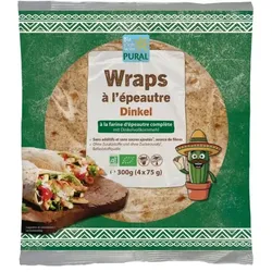 Pural Wraps Dinkel Vollkorn bio (4St)