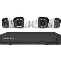 FN9108E B4 2T, Set weiß, 8 Kanal Netzwerk-Videorekorder FN9108E, 4x V5EP Überwachungskamera