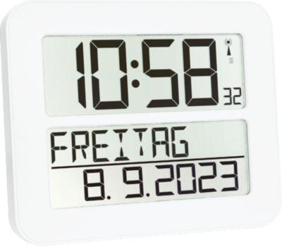 Funkuhr Time Line MAX, weiß