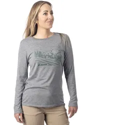 Klim Haven, T-shirt langarm Damen - Grau - XL