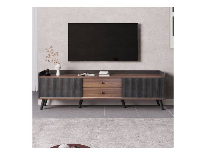 Fine Life Pro TV-Bank Lowboard / TV‑Schrank / TV‑Lowboard mit zwei Schubladen
