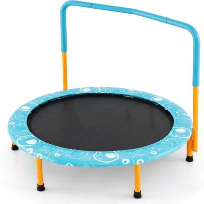 36'' Mini Trampoline Foldable Rebounder Trampoline w/Foamed Handle