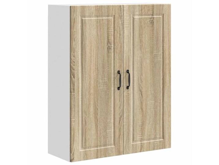 IBUQDDV Wandschrank Porto Sonoma-Eiche 80 x 31 x 100 cm Holzwerkstoff Küchenschrank, Wandmontage, offene Regalböden, Sonoma-Eiche Dekor, Holzwerkstoff, modernes Design