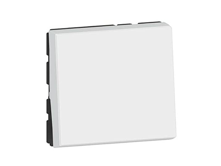 LEGRAND Interrupteur Ou Va-Et-Vient Lumineux\, Mosaic Easy-Led\, Voyant Fournis Déjà Broché\, Connexion Rapide Sans Outil\, Finition Brillante Blanc