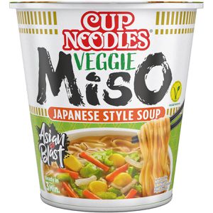 Nissin Fertiggericht Cup Noodles, Miso Vegetable, je 67g, 8 Stück