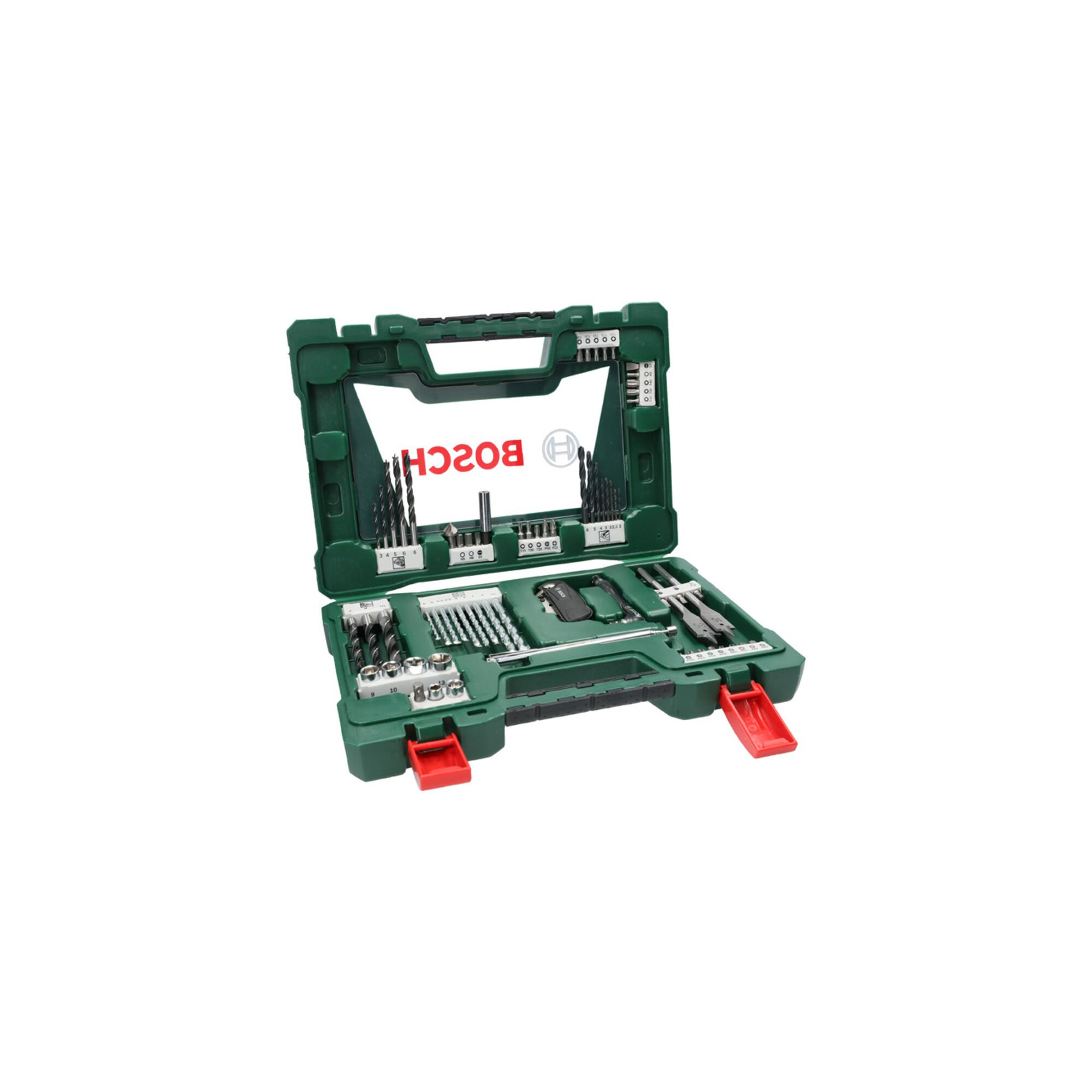 BOSCH V-Line Bohrer- und Bit-Set, Klappmesser, Magnetstab, Winkelschrauber (2607017191)