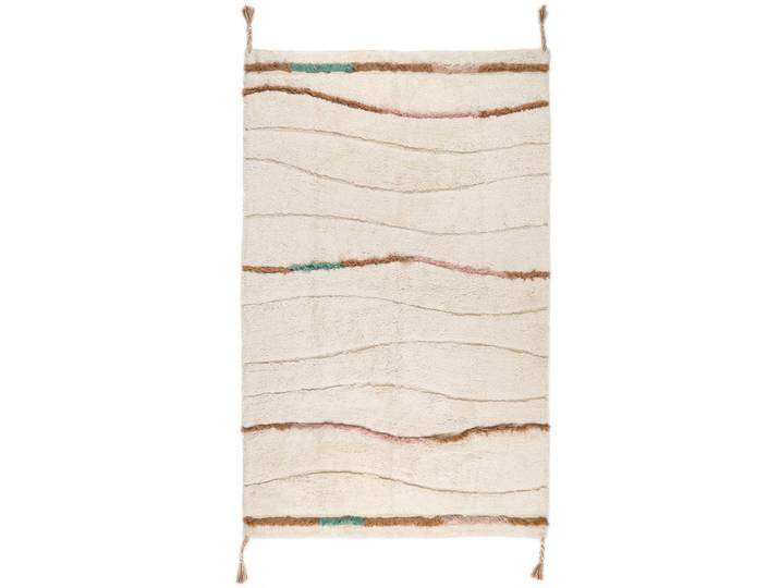 Kinderteppich Anitta ecru Baumwolle 100 x 150 cm - Kinderteppich