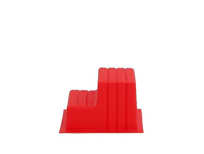 Nedlandic Aufstiegshilfe, Aufstiegs-Hocker mit 2 Stufen. (Rot)