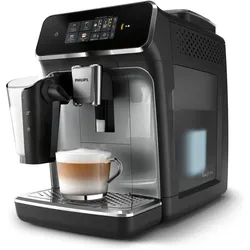 Philips 2300 Series EP2339/40 LatteGo, Kaffeevollautomat, Schwarz, Silber