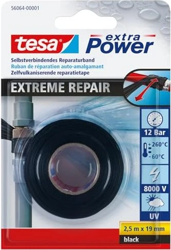 tesa Reparaturband "Extreme Repair Tape", 19 mm x 2,5 m