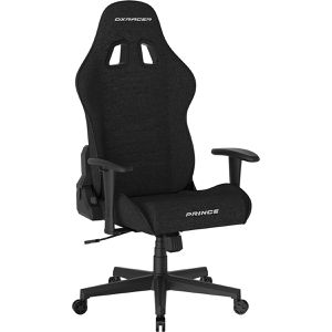 DXRACER Gaming-Stuhl PRINCE L, GC/LPF24FBC/N, schwarz, Stoff, belastbar bis 125 kg