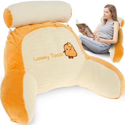 Uplift Treasures Triangular Backrest Reading Pillow Cushion orange2