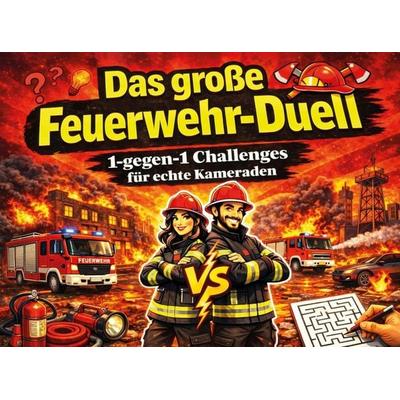 Das große Feuerwehr-Duell: Spannende 1-gegen-1 Challenges für echte Kameraden - Das perfekte Feuerwehr-Geschenk für Feuerwehrhelden, Taschenbuch von