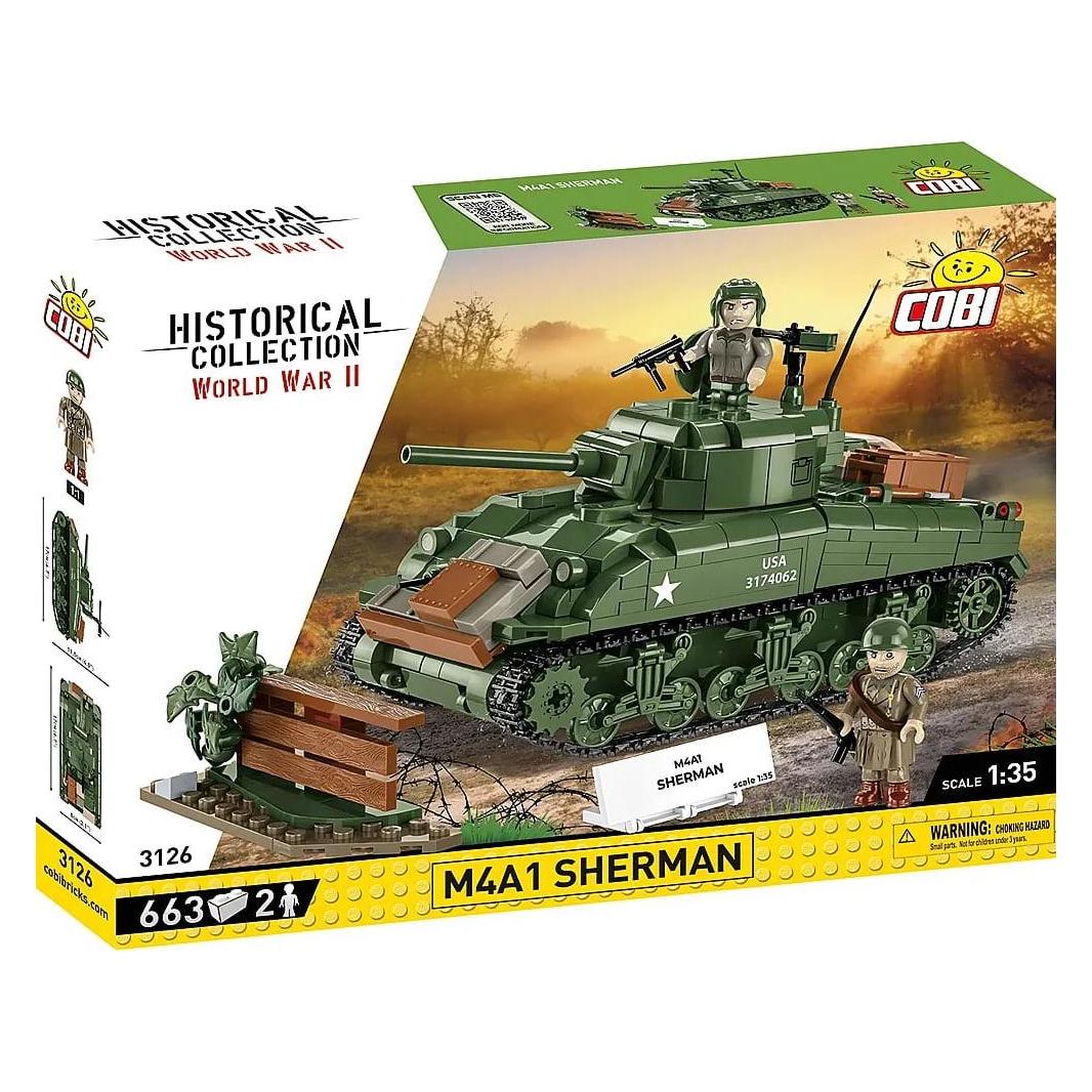 Cobi HC WWII 3126 M4A1 Sherman (COBI-3126)