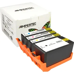 4 Kompatible Tinten ersetzt HP 903XL Multipack KCMY