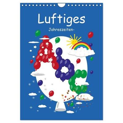 Luftiges Jahreszeiten-Abc (Wandkalender 2027 DIN A4 hoch), CALVENDO Monatskalender