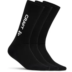 3er Pack CRAFT Progress Indoor Socken 999000 - black 28-30