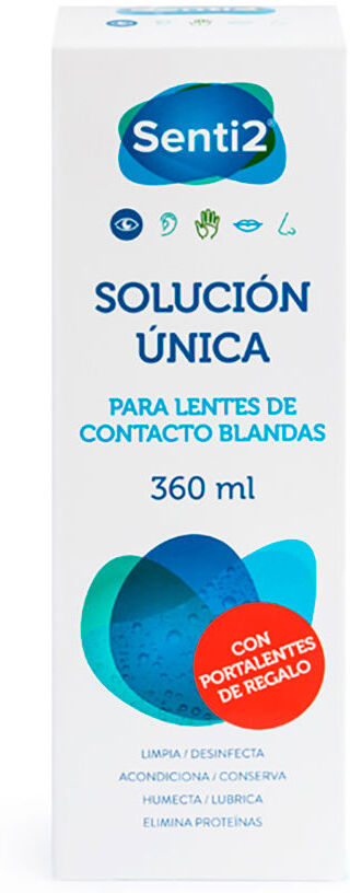 Senti2 Solution pour lentilles de contact souples 360 ml