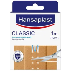 Hansaplast Classic Pflaster 1mx8 cm