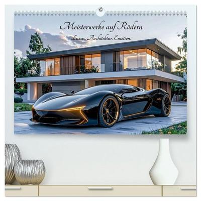 Meisterwerke auf Rädern Luxus. Architektur. Emotion. (hochwertiger Premium Wandkalender 2026 DIN A2 quer), Kunstdruck in Hochglanz