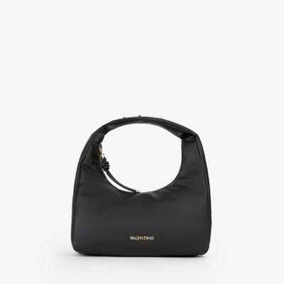 Hobo VALENTINO BAGS "HARMONIA", Damen, Gr. B/H/T: 38cm x 47cm x 11cm, schwarz (nero), Lederimitat, Taschen Hobo, Schultertasche, Hobo Bag mit Reißverschluss