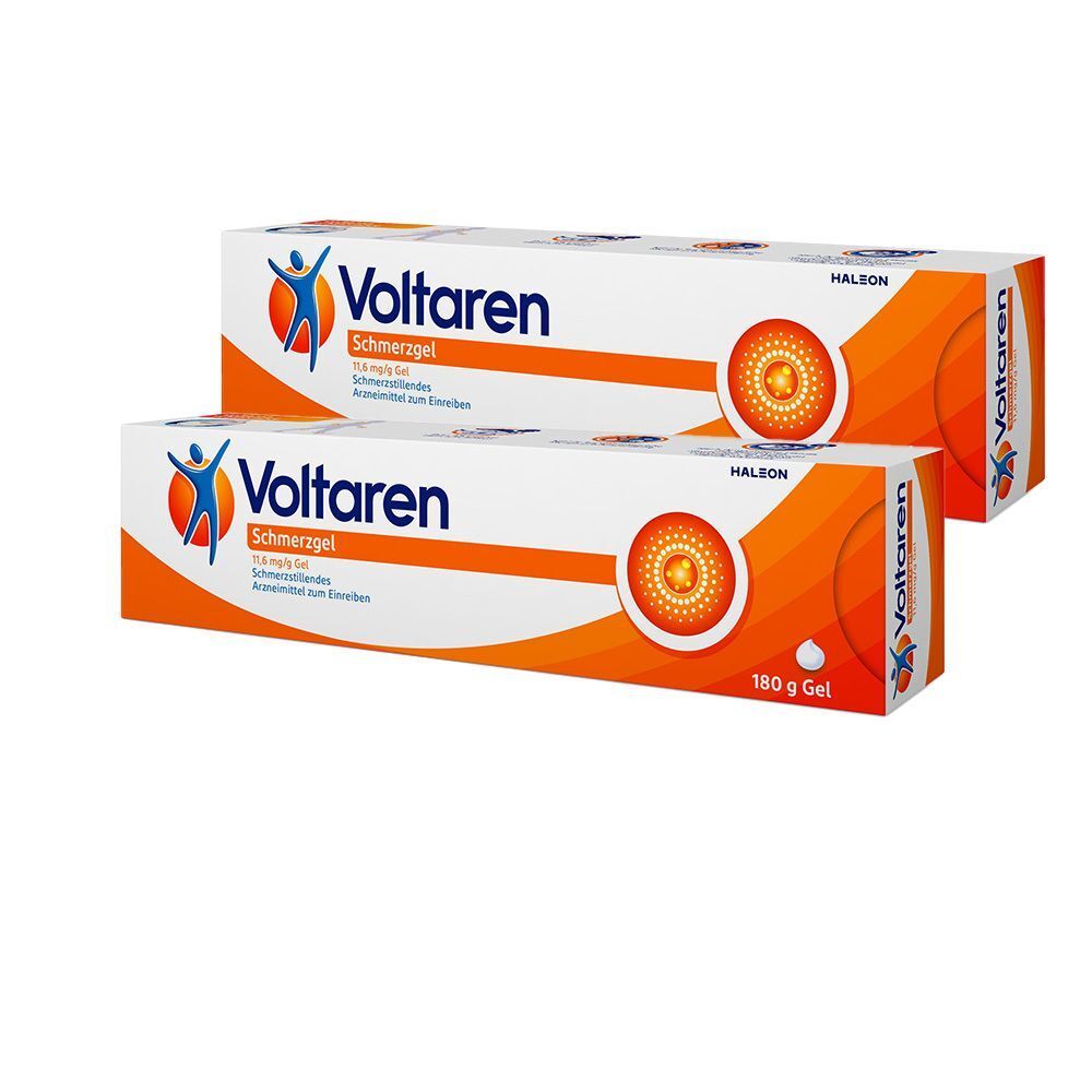 2x Voltaren Schmerzgel 2x180 g Gel