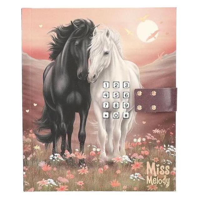 Depesche Miss Melody Tagebuch mit Code und Sound Motiv 2 (Liniert) (0013998)
