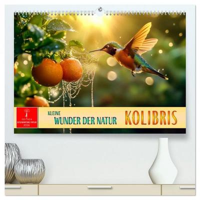 Kolibris - kleine Wunder der Natur (hochwertiger Premium Wandkalender 2026 DIN A2 quer), Kunstdruck in Hochglanz