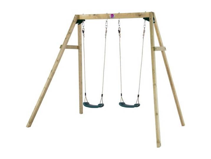 Plum Houten dubbele schommelset