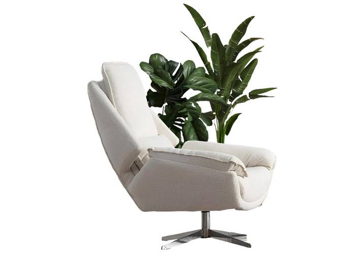Xlmoebel Sessel Beiger Relaxsessel mit elegantem Design für stilvolles Wohnen (Sessel), Hergestellt in Europa