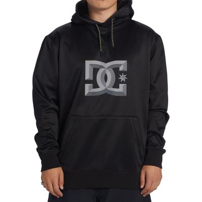 Fleecepullover DC SHOES "Snowstar", Herren, Gr. L, schwarz, Obermaterial: 100% Polyester., Sweatshirts Fleecepullover