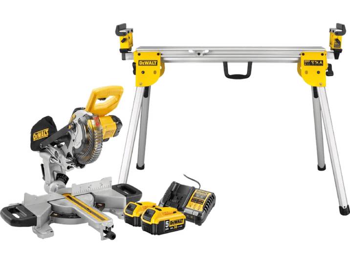 DeWalt DCS365N-XJ 5,0 Ah Accu (2x) Starterspakket + DeWalt DE7033-XJ