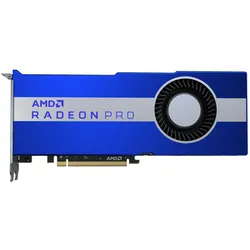 AMD Radeon Pro VII (16 GB, HBM2), Grafikkarte, Blau, Silber