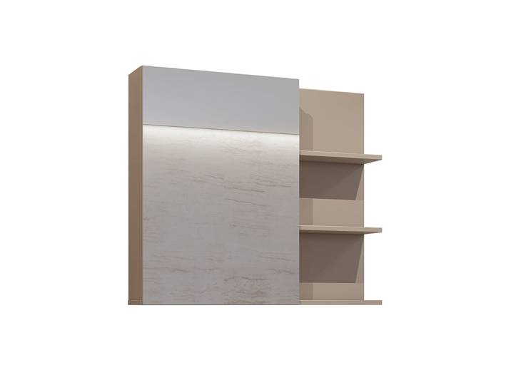 Armoire Murale 1 Porte Miroir Sophéa Taupe