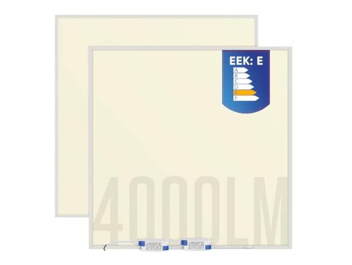 LECOM 2x LED Panel 62x62 Warmweiß 3000K 4000lm LED Rasterleuchte