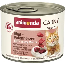Animonda Carny Senior Rind + Putenherzen 6x200 g
